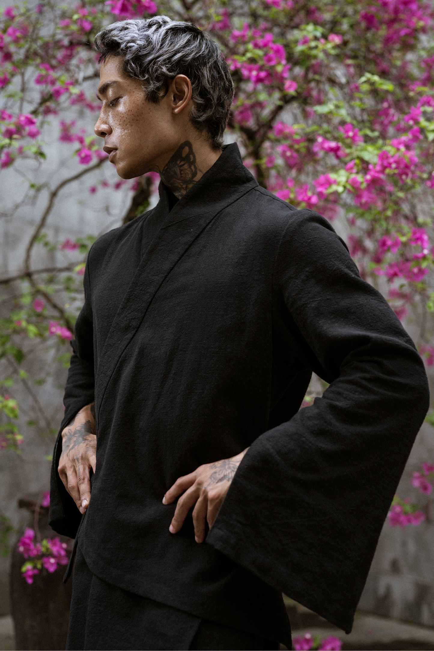 LINEN SHIRT MONK