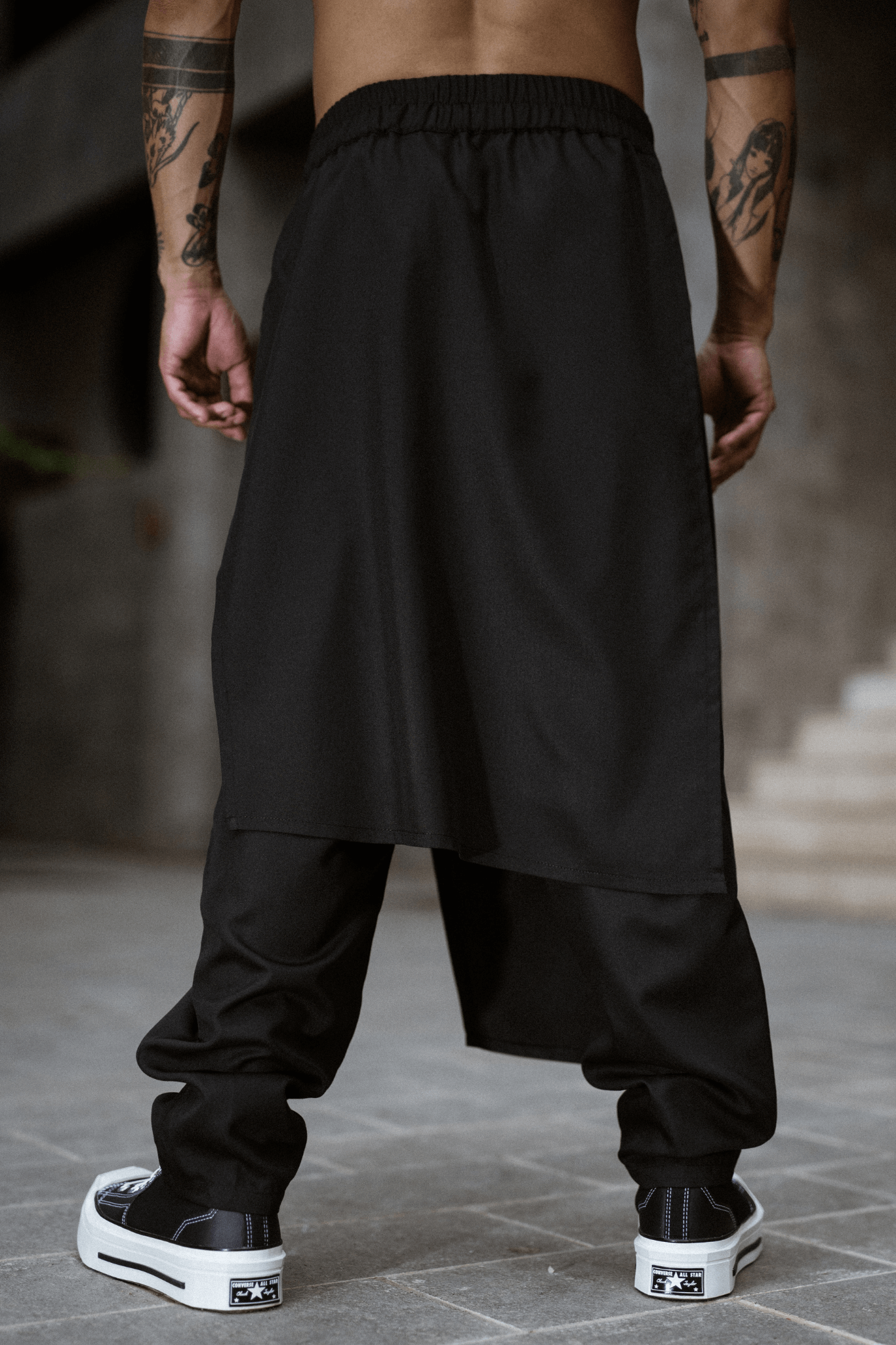 MENS JAPAN BLACK PANTS RONIN  - OVERZ