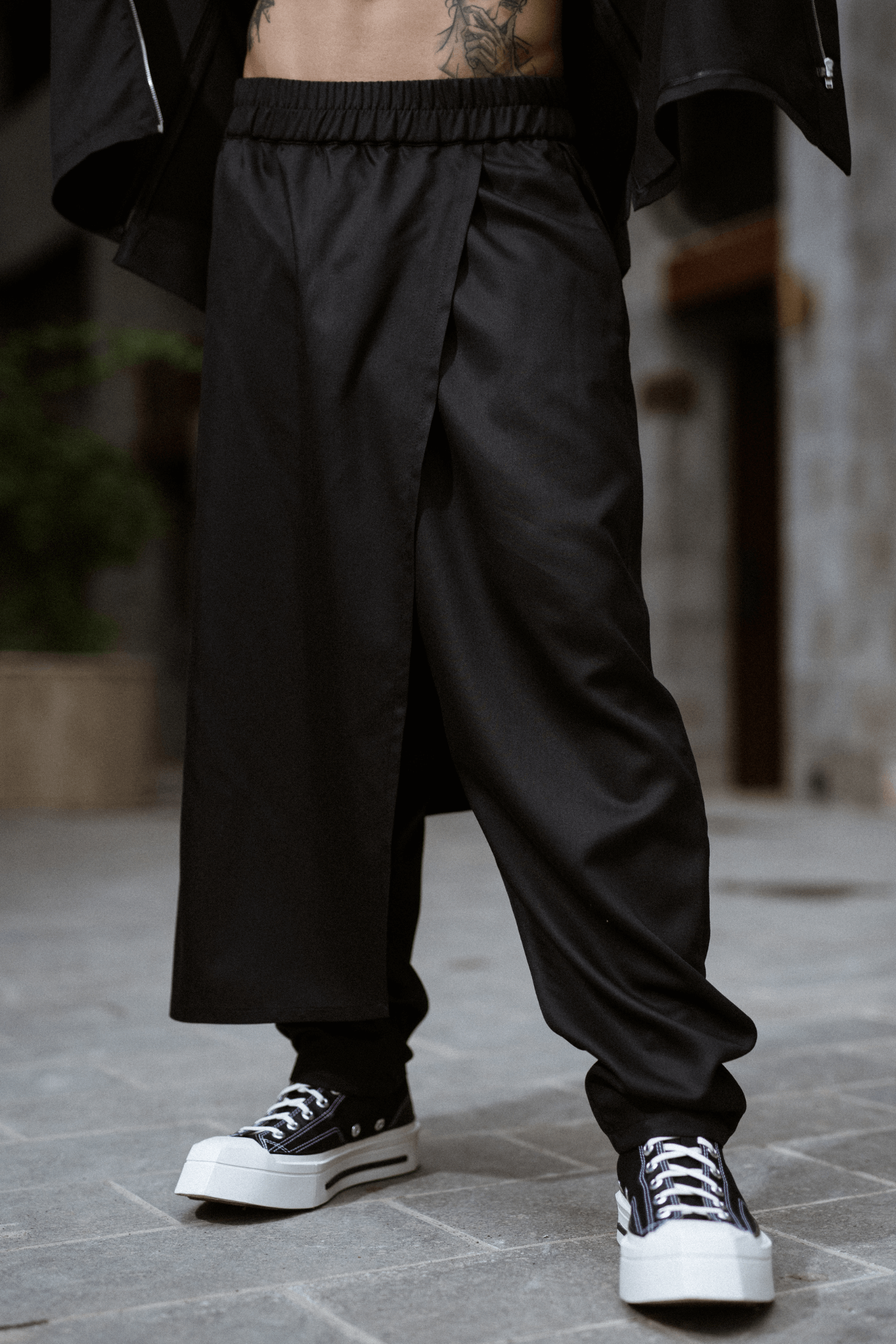 MENS JAPAN BLACK PANTS RONIN - OVERZ