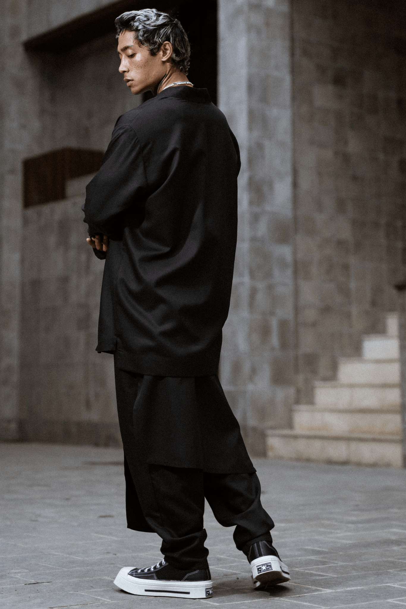 MENS JAPAN BLACK PANTS RONIN - OVERZ