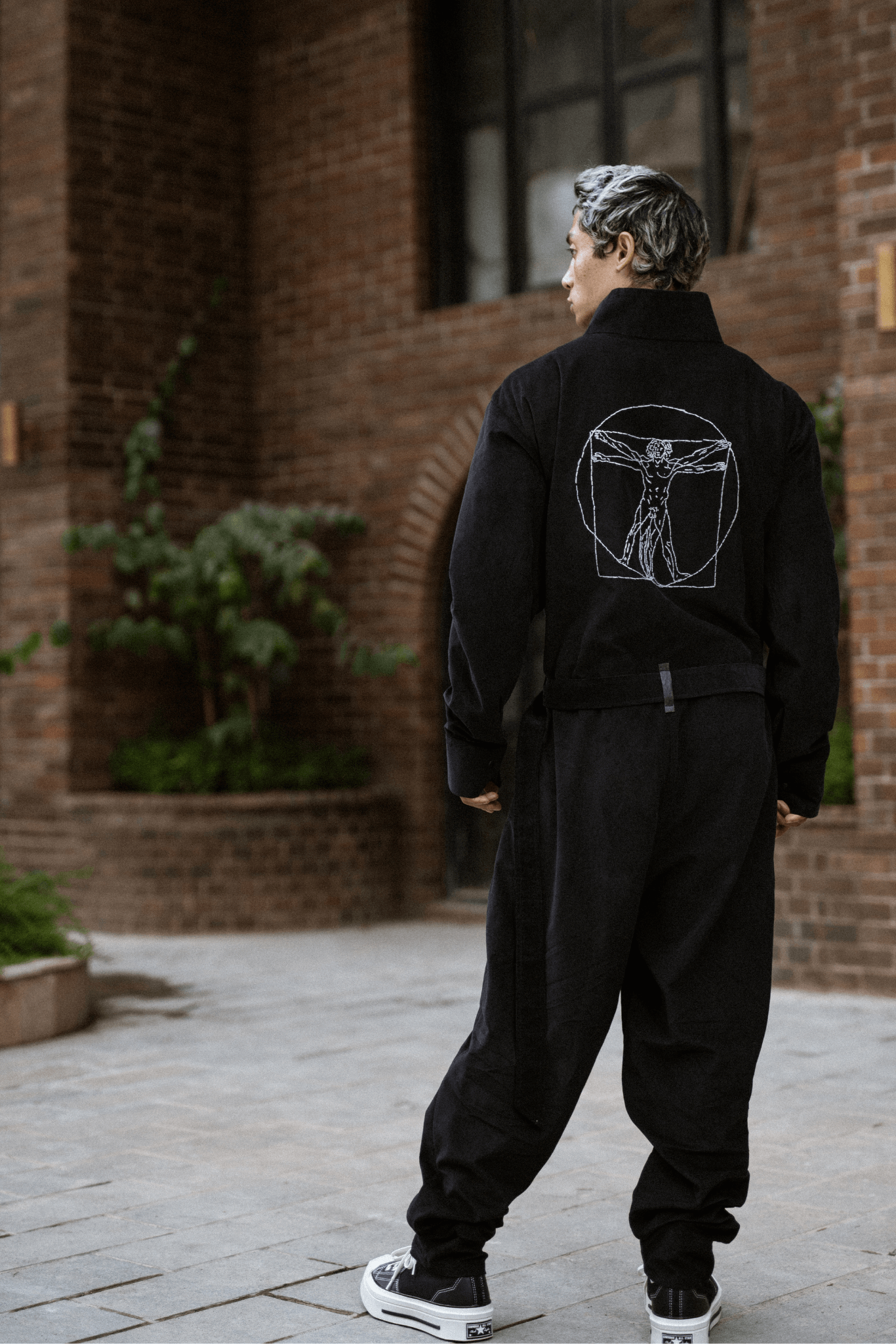 MENS BLACK COCKTAIL JUMPSUIT - OVERZ