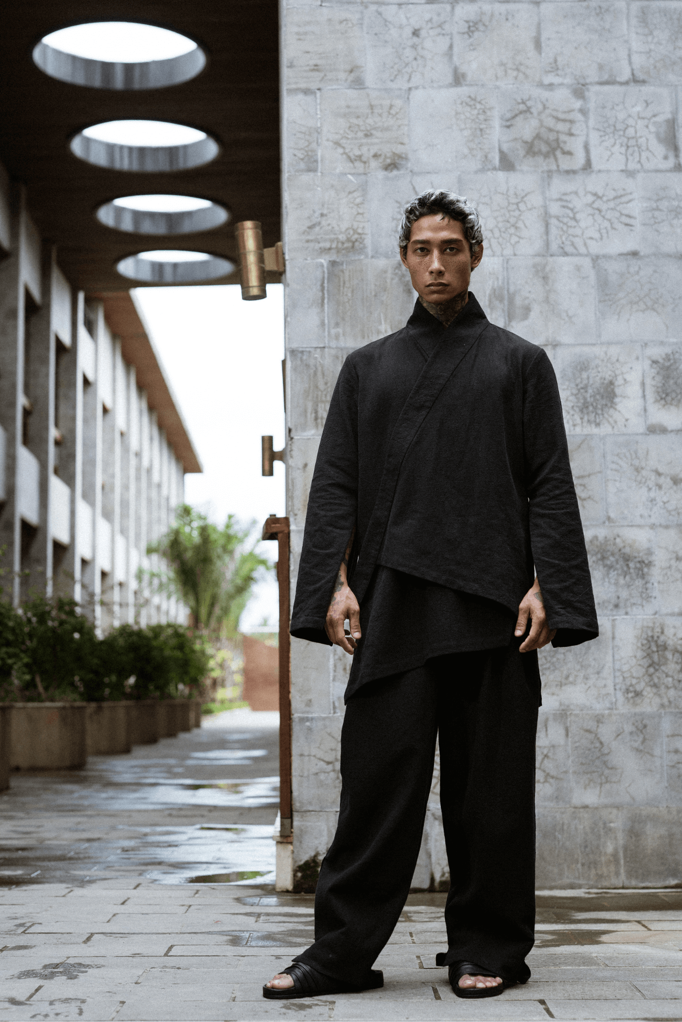 LINEN SHIRT RONIN - OVERZ CONCEPT WEAR