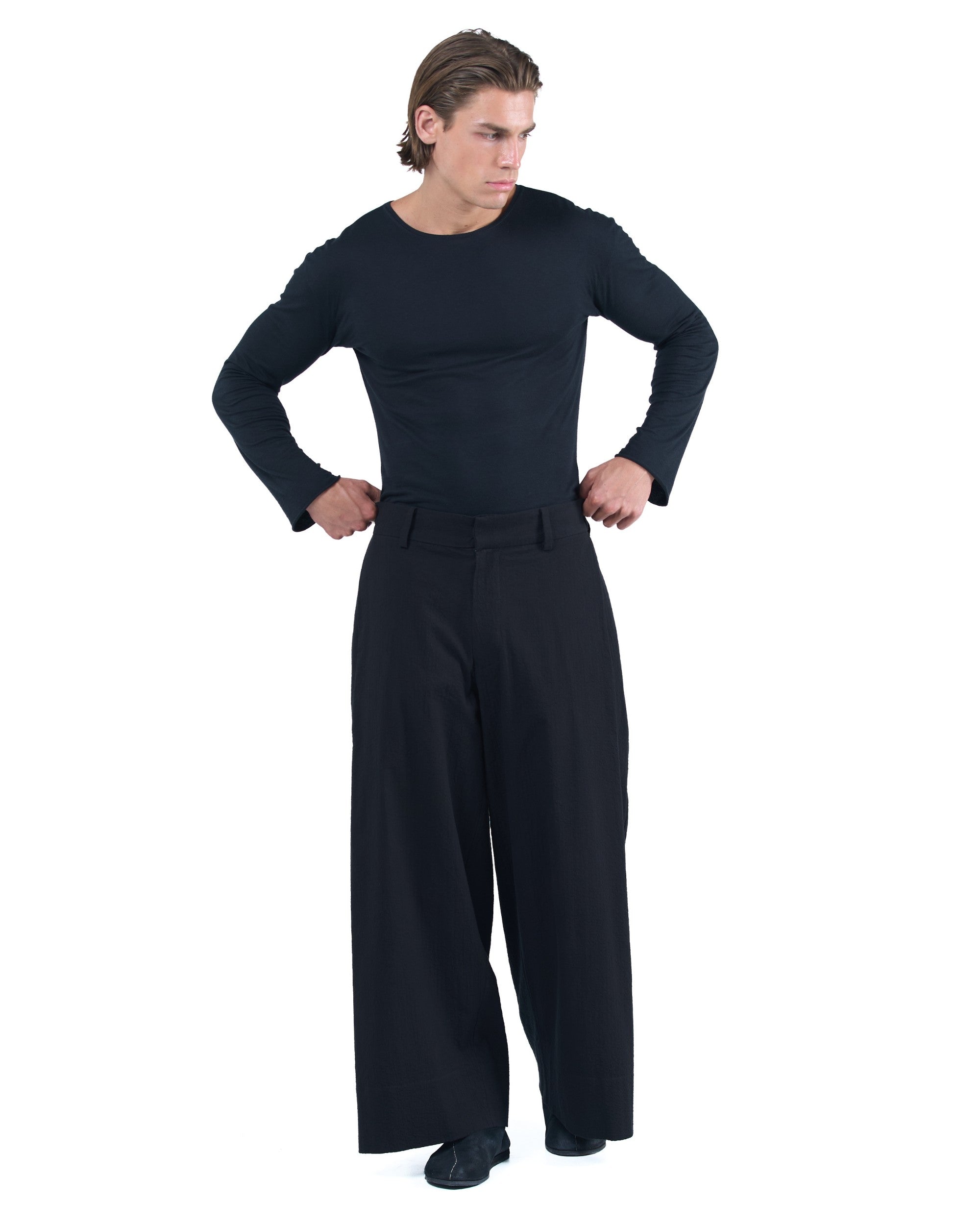 WIDE LEG HAKAMA PANTS