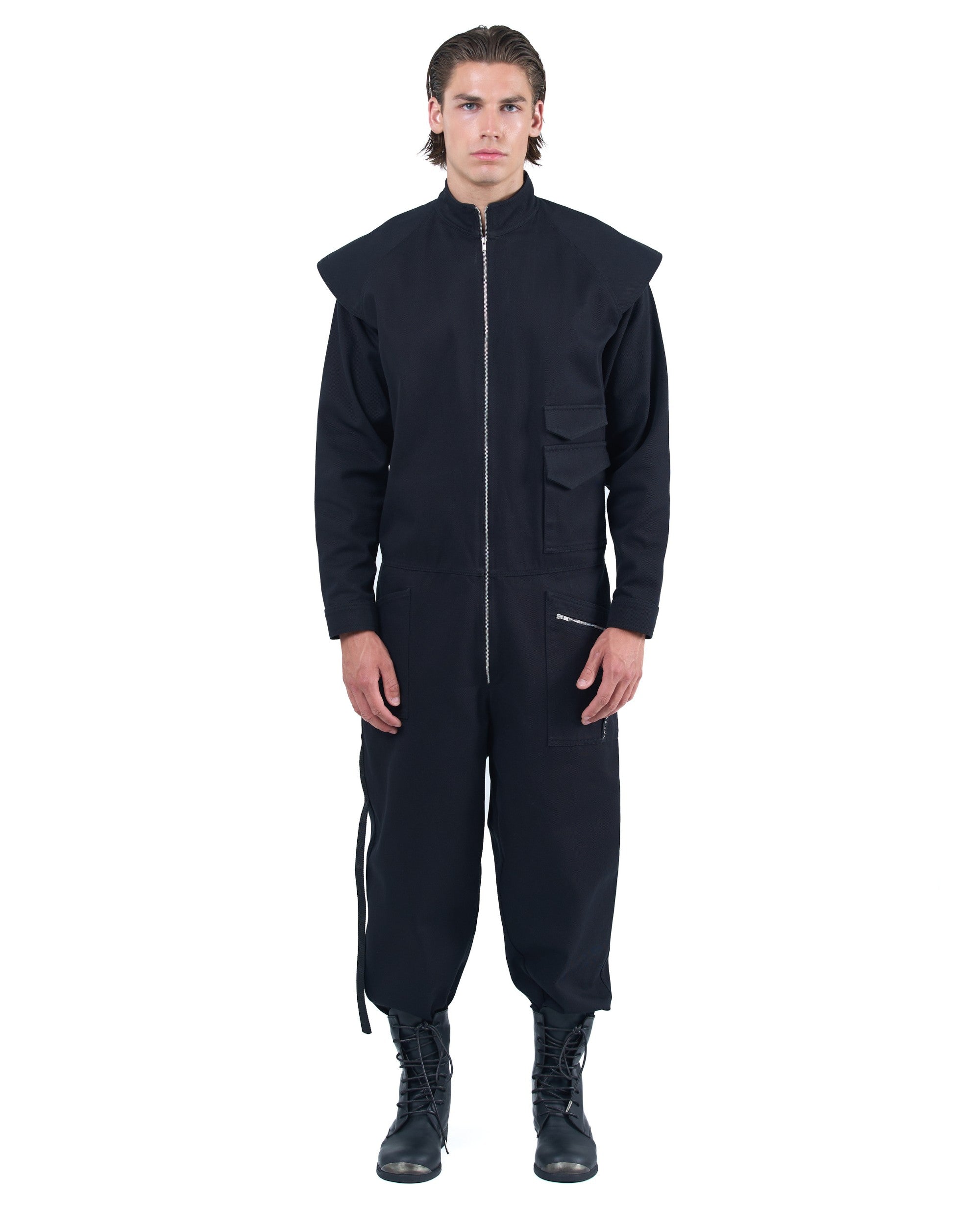 TRAVEL DENIM JUMPSUIT