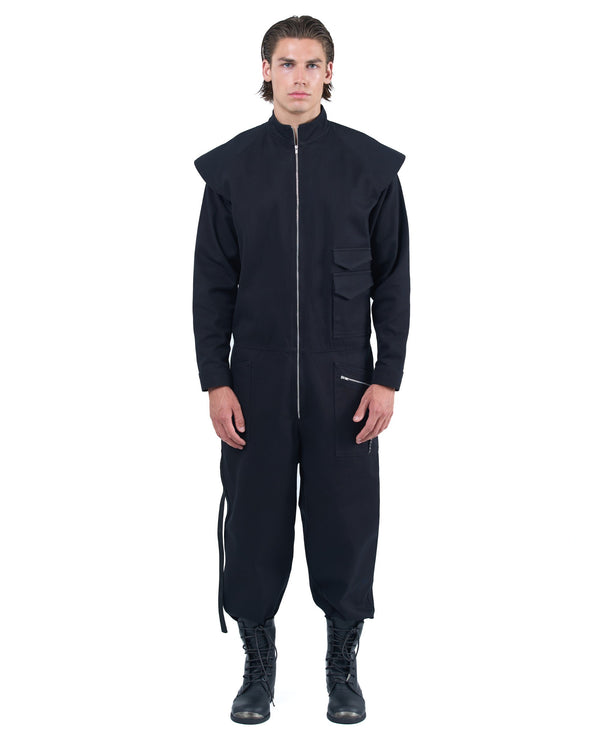 TRAVEL DENIM JUMPSUIT
