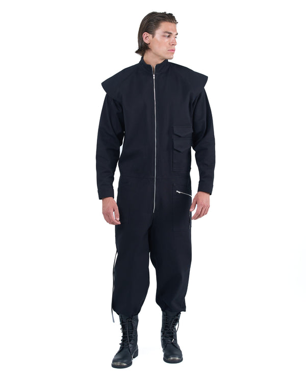 TRAVEL DENIM JUMPSUIT