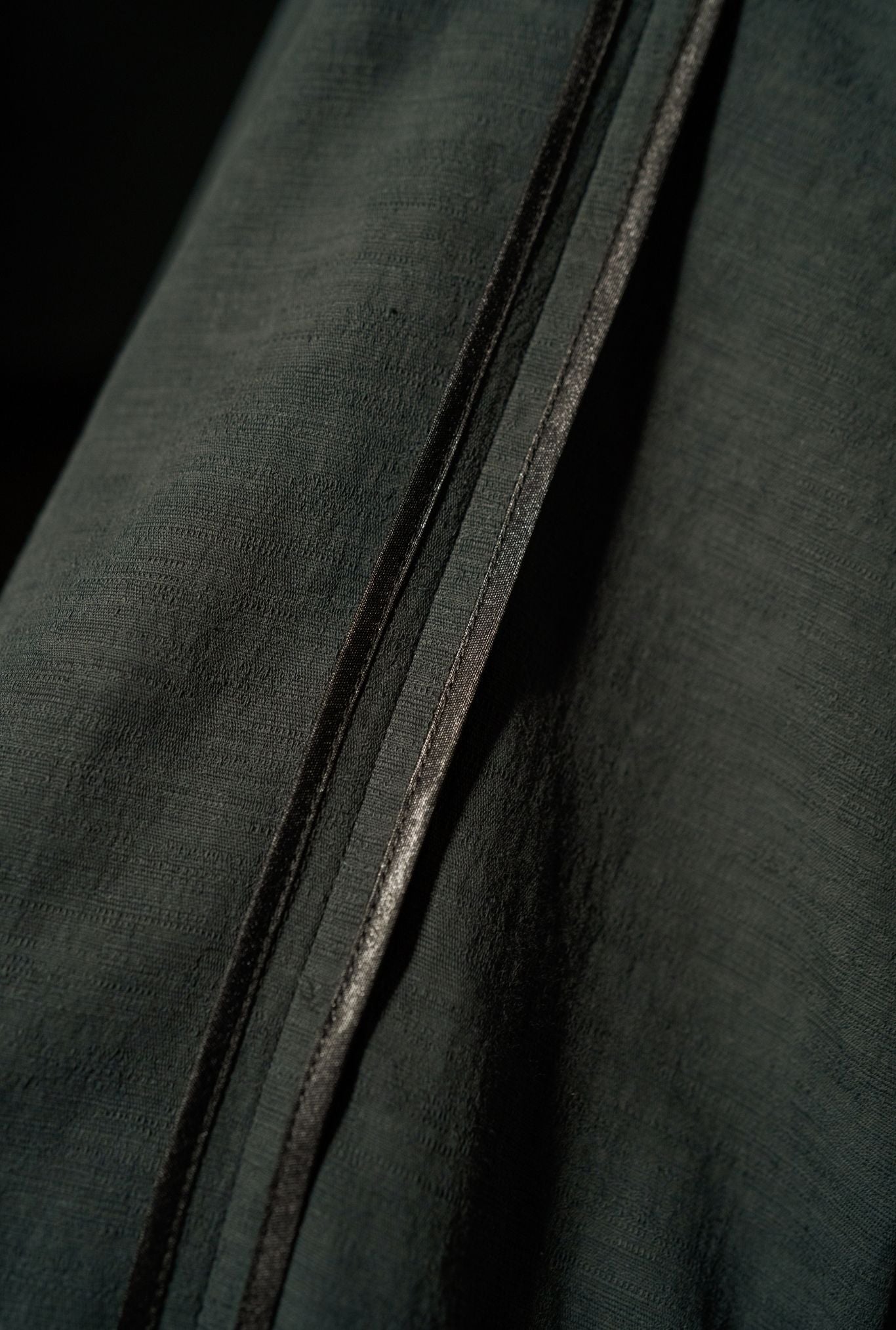 Modern mens layered look with wrap vest, urban style, OVERZ designer brand