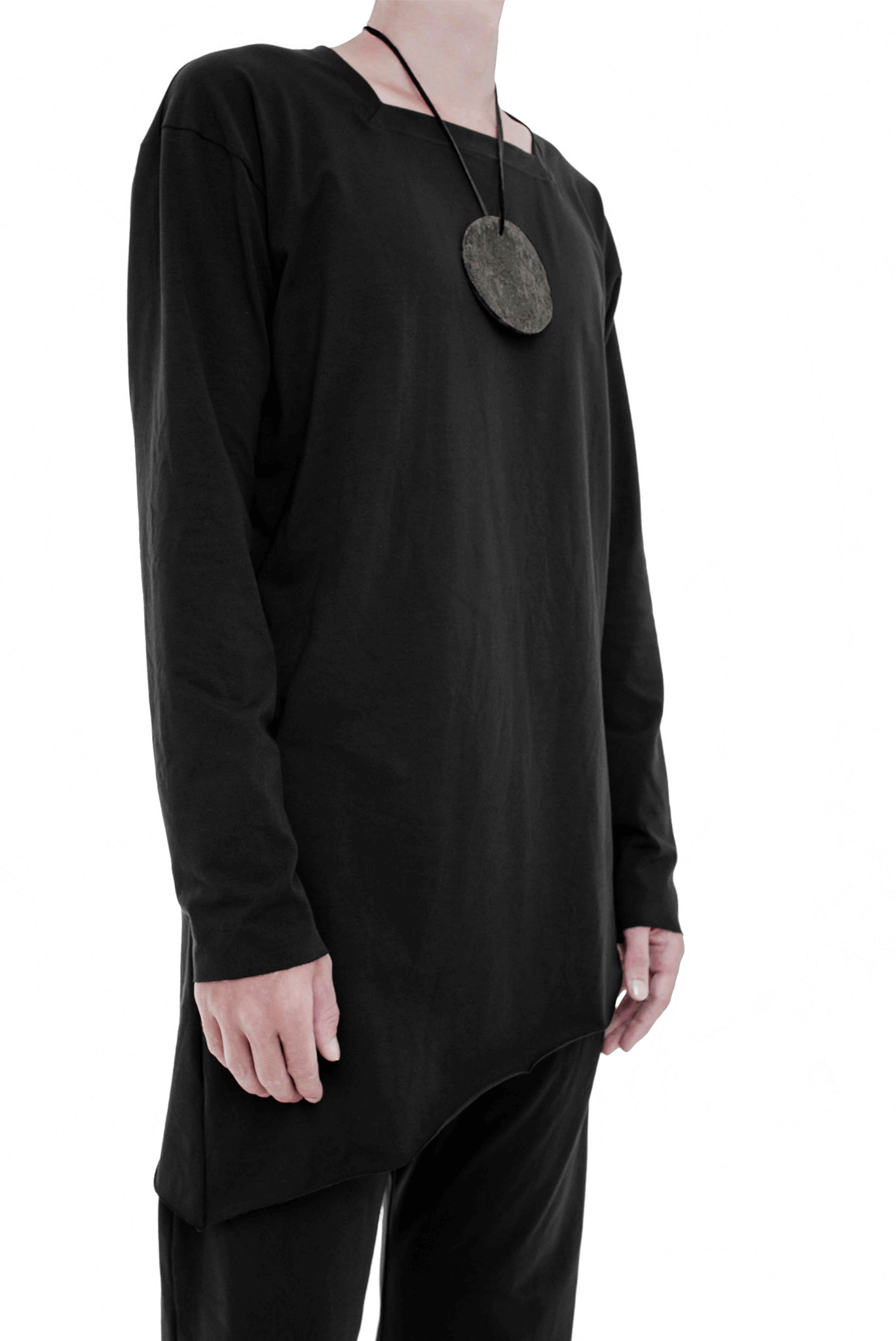 URBAN ORGANIC OVERSIZED LONG SLEEVE WITH SQUARE NECK - OVERZ®